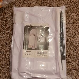 White Wedding Dress Bag With Room For Accessories